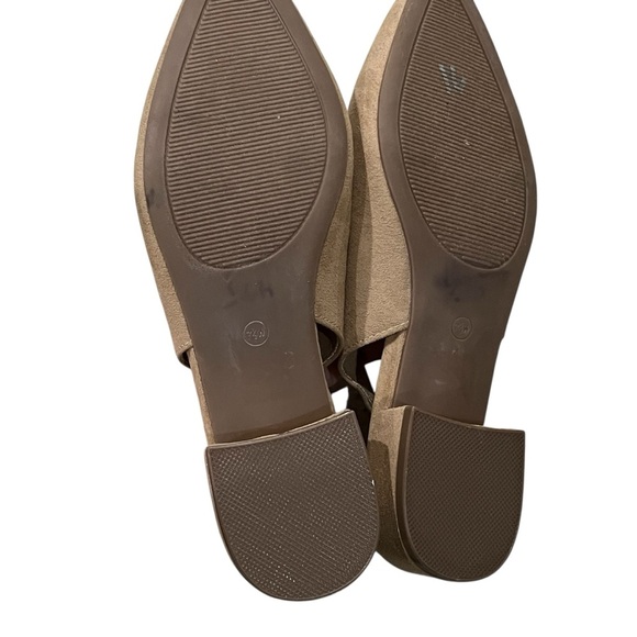Seychelle’s 7.5 Tan Suede Slingback Pointed Flats - Picture 6 of 9